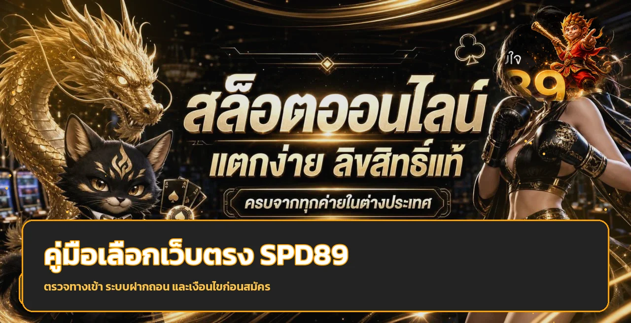 SPD89 วิธีเลือกเว็บตรงไม่ผ่านเอเย่นต์